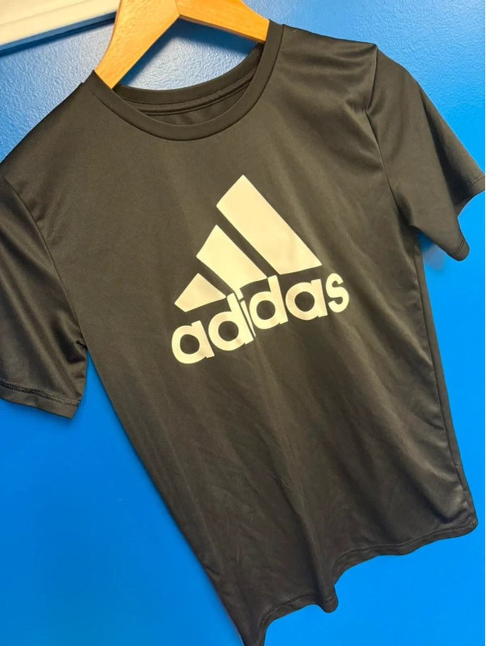 Adidas aeroready Big Logo Athletic T-Shirt Black - Size M
